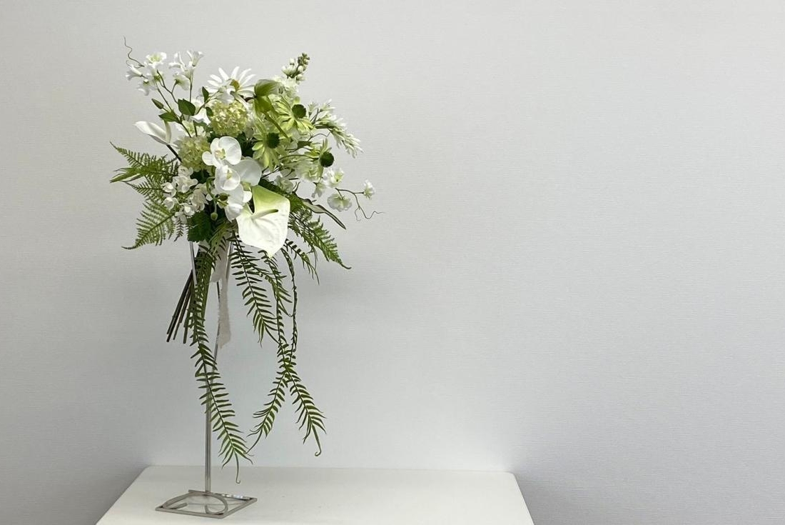White green bouquet