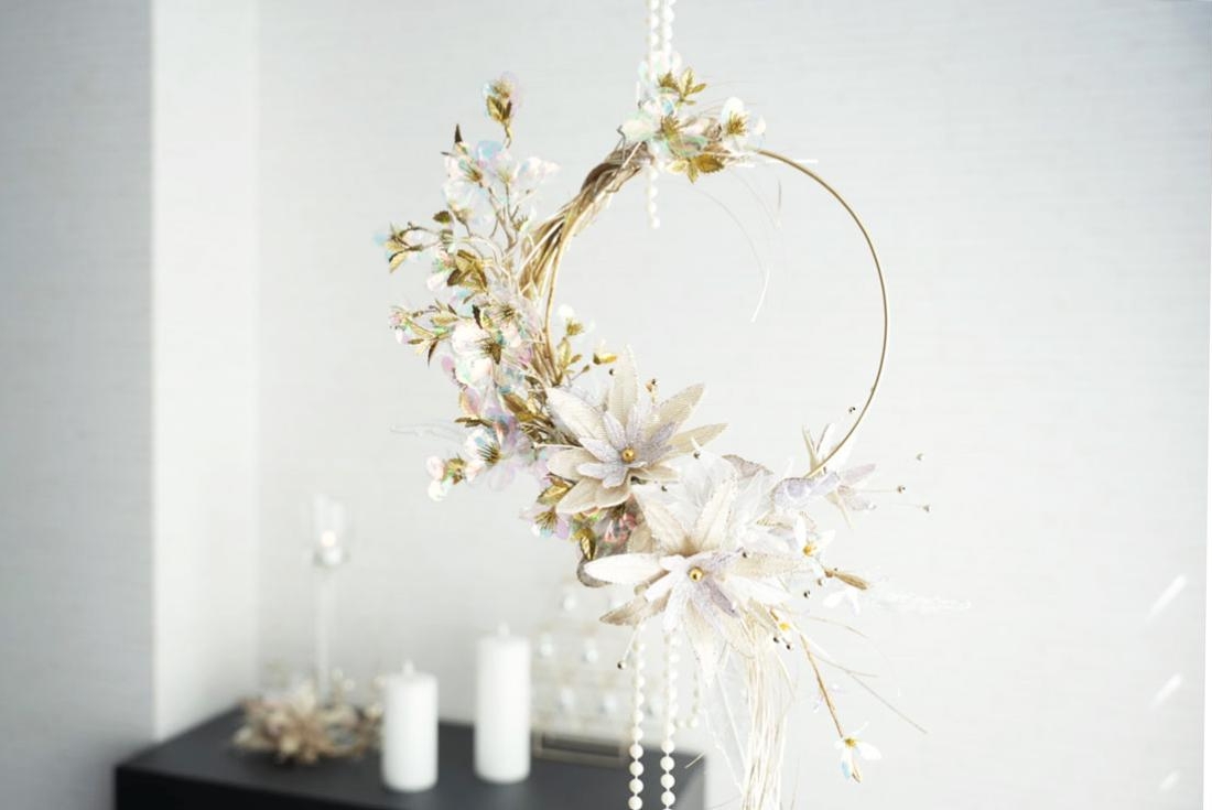 CHRISTMAS　Iridescent Wreath