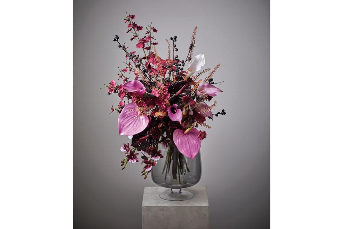 バーガンディの投入れアレンジ