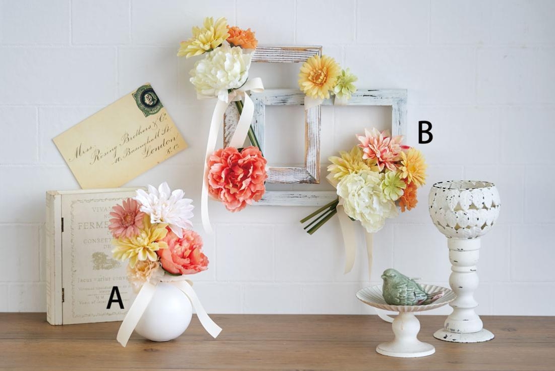 ダリアピックのミニ花束