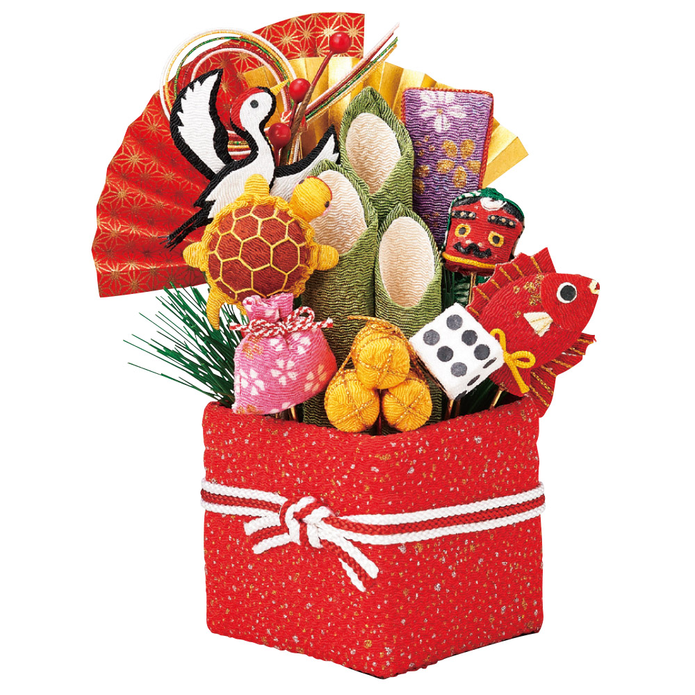 ちりめん門松|商品案内|株式会社アスカ商会