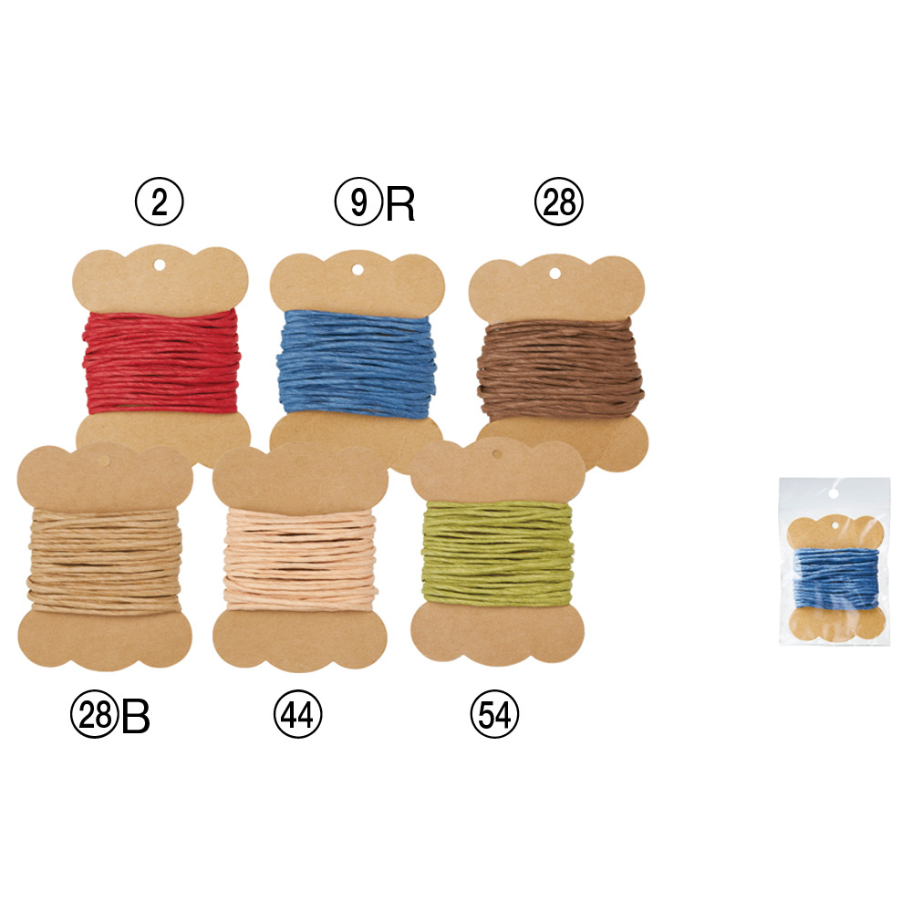 ペーパーラフィア（ワイヤー入）（5m/コ）