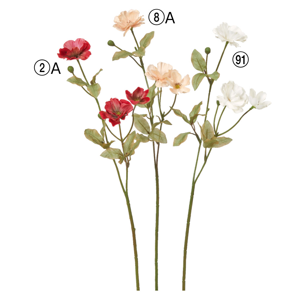 ミニフラワースプレー×3つぼみ×2